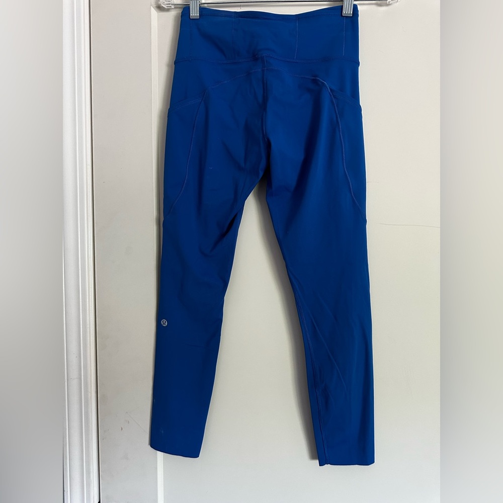 Lululemon Athletica Vibrant Blue Leggings